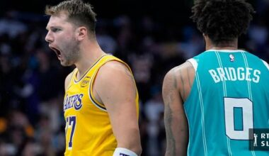 Lakersi z 38 točkami Dončića uspešno opravili popravni izpit v Charlottu