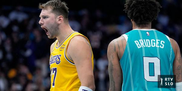 Lakersi z 38 točkami Dončića uspešno opravili popravni izpit v Charlottu