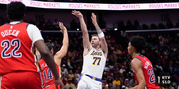 Lakersi z zanesljivo zmago v New Orleansu naredili velik korak do pokalnega četrtfinala