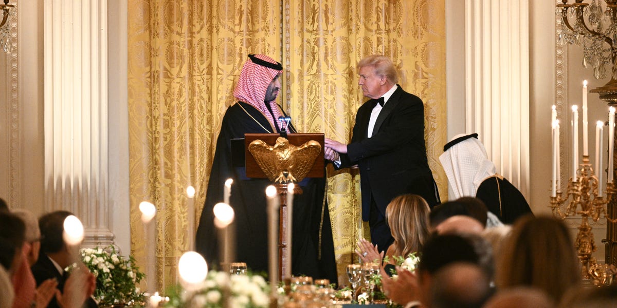 White House Dinner for the Saudi Crown Prince Includes 50 US Execs
