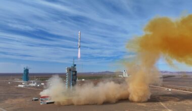 China launches three multifunctional satellites into space