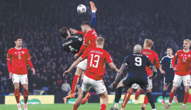 Scotland stuns Denmark with late rally
