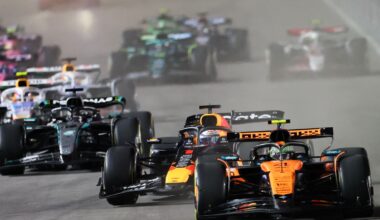 F1 Gp Las Vegas: la gara in diretta. Verstappen vince davanti a Norris e Russell. Leclerc sesto dietro ad Antonelli (Kimi partiva 17°), Hamilton 10°