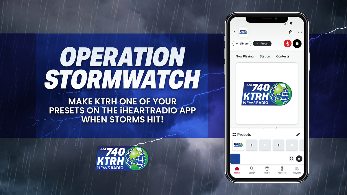Storms Possible Saturday Night into Sunday Morning | NewsRadio 740 KTRH