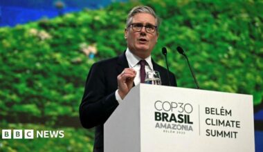 Starmer warns 'consensus is gone' on fighting climate change as leaders gather at COP30 - follow live