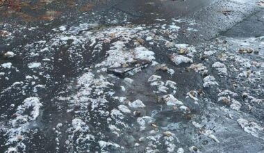 Burst sewer in Glasgow triggers 'jobby geyser' as human waste spews on street