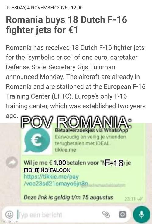 ✈️🦅💶 🇳🇱 x 🇷🇴