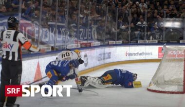 National League am Freitag - Hässliches Foul überschattet Lugano-Sieg – ZSC Lions nonchalant - Sport