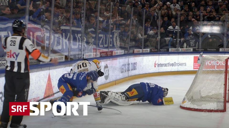 National League am Freitag - Hässliches Foul überschattet Lugano-Sieg – ZSC Lions nonchalant - Sport