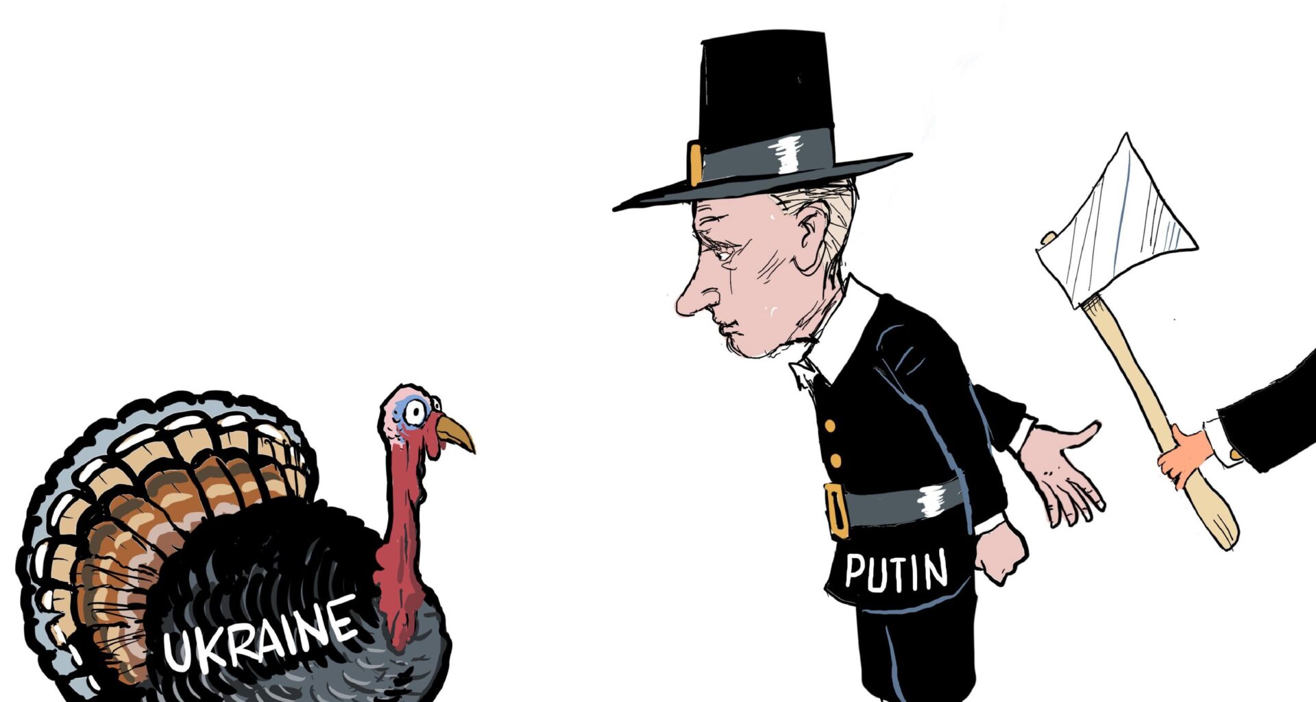5 critical cartoons about the proposed Russia-Ukraine peace deal