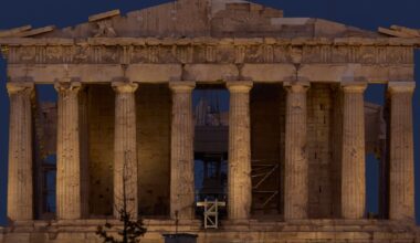 The Parthenon in Athens briefly shed its scaffolding. Here's a look at its restoration :: WRAL.com