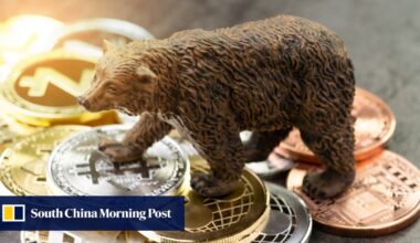 Cryptocurrency market extends slide as bitcoin falls below US$86,000