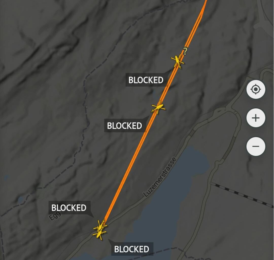 3 helicopters over Cham ZG