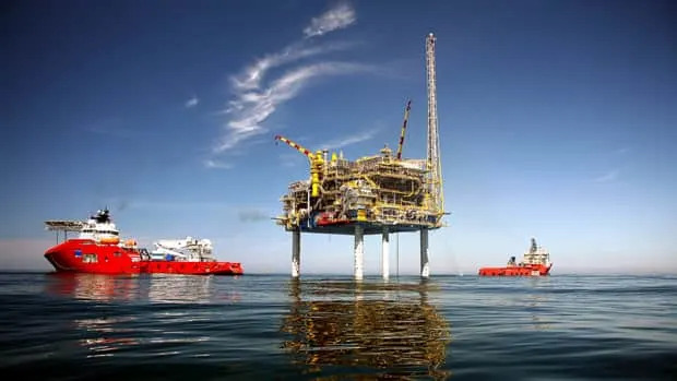 Encana's Deep Panuke project drills for natural gas off the coast of Nova Scotia in this file photo. The company permanently ceased production at Deep Panuke in 2018. (SBM Offshore - image credit)