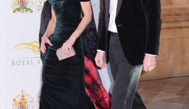 Prince and Princess of Wales attend the Royal Variety Performance 2025