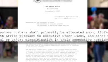 Maine to resettle 50 refugees from South Africa