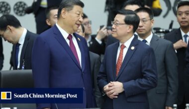 Hong Kong will uphold global trading rules, John Lee pledges at Apec gathering