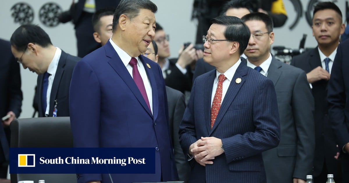 Hong Kong will uphold global trading rules, John Lee pledges at Apec gathering