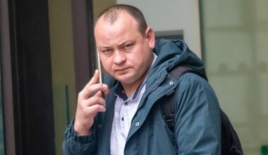 Revealed: Smirking Ukrainian refugee, 33, who sexually assaulted a woman in busy London station after fleeing war claimed he was 'stressed about the conflict'