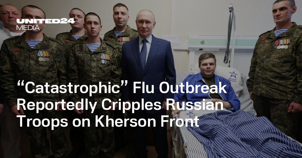 “Catastrophic” Flu Outbreak Reportedly Cripples Russian Troops on Kherson Front