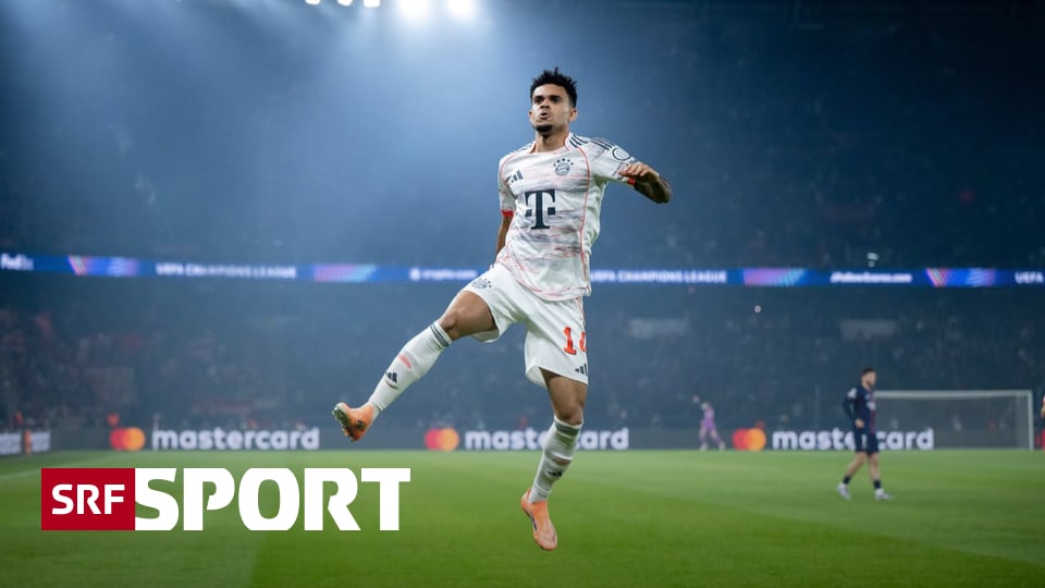 2:1 bei PSG in «Königsklasse» - Diaz mit Doppelpack und Rot: Bayern-Siegesserie geht weiter - Sport