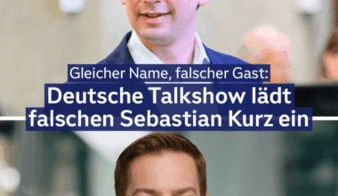 Deutsche Talkshow lädt falschen Sebastian Kurz ein