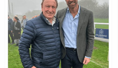 Football royalty Neil Warnock bantering with Prince William on X after posing for photo at Mousehole AFC in Cornwall - "Always happy to take a selfie with a fan"