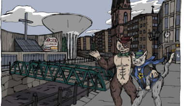 Uppsala, ritat från minnet