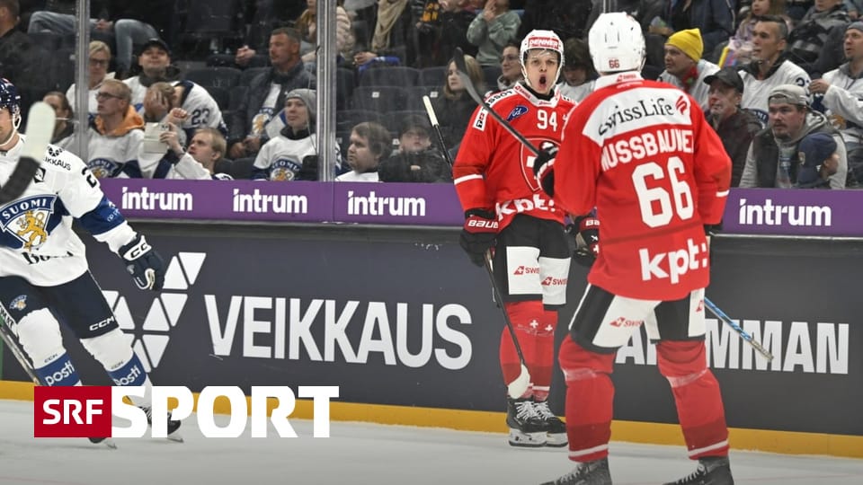 Euro Hockey Tour in Finnland - Leistungssteigerung im Schlussdrittel bringt der Schweiz den Sieg - Sport