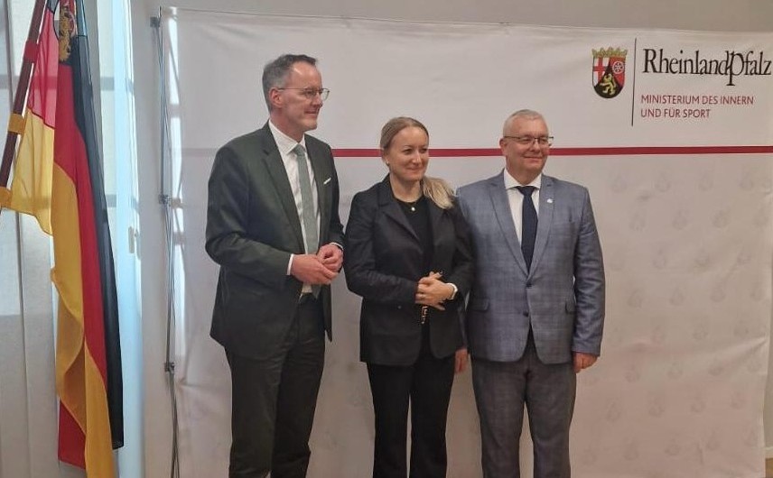 Komendant Wojewódzki Policji w Opolu z wizytą w Policji Nadrenii-Palatynatu - Aktualności