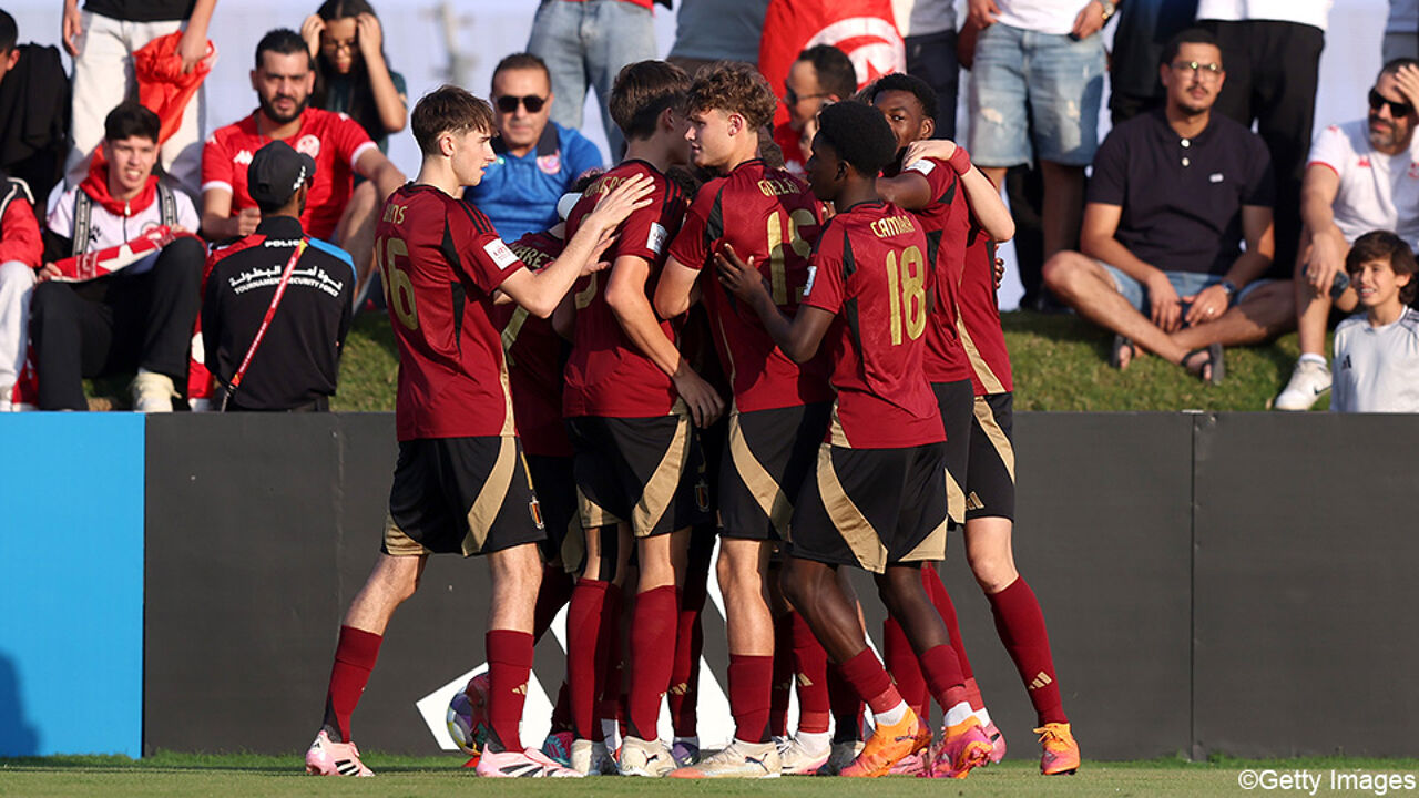 LIVE: Het ziet er steeds beter uit voor Belgische U17! Na vroege 1-0 krijgt Tunesië nu ook rode kaart