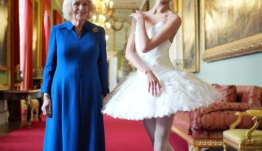 Queen Camilla hosted a reception in honour of the 75th anniversary of the English National Ballet