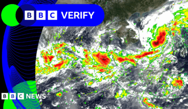 Satellites capture rare three-cyclone storm cluster causing deadly Asia floods - BBC