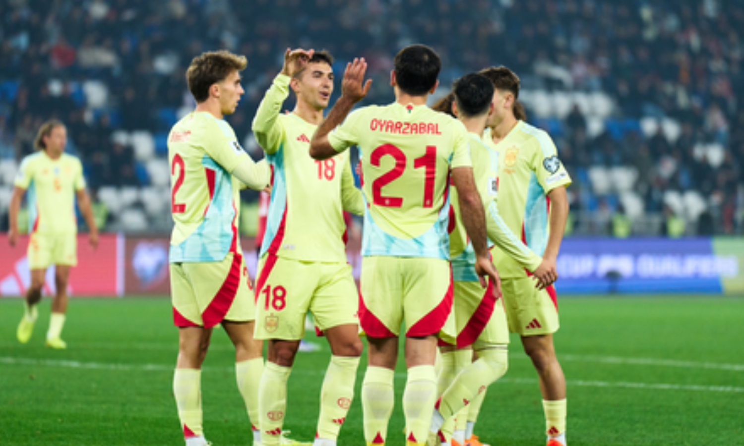 Spain surge toward 2026 WC berth; Switzerland too prosper