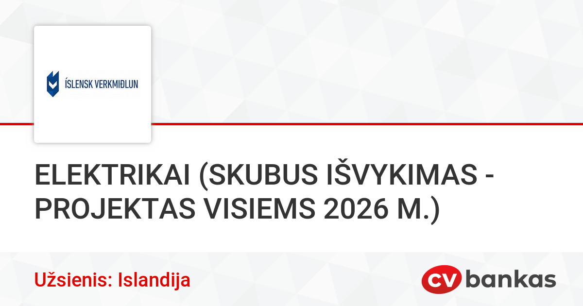 Íslensk Verkmiðlun įmonė