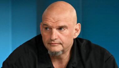 US Senator John Fetterman rushed to hospital after slamming face into ground during fall outside his home