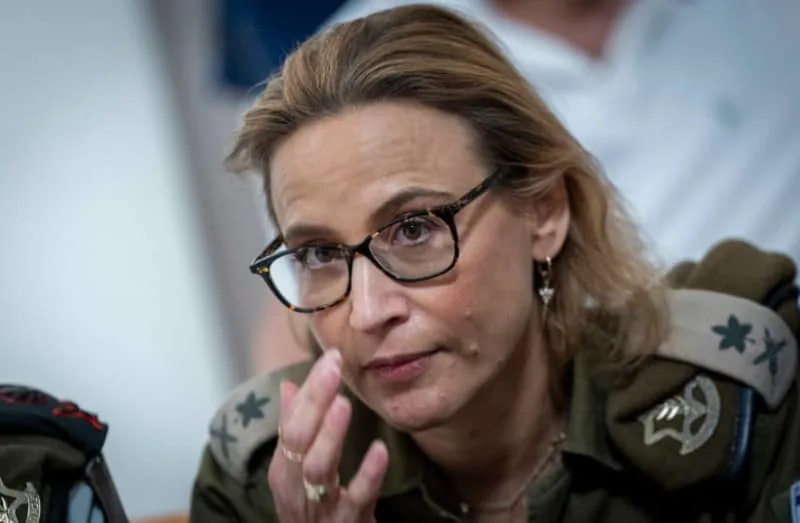 IDF Military Advocate-General Yifat Tomer-Yerushalmi seen at the Supreme Court in Jerusalem, October 1, 2024 (credit: YONATAN SINDEL/FLASH90)