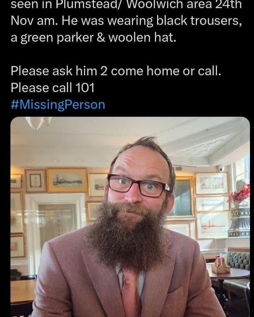 Missing Person Woolwich