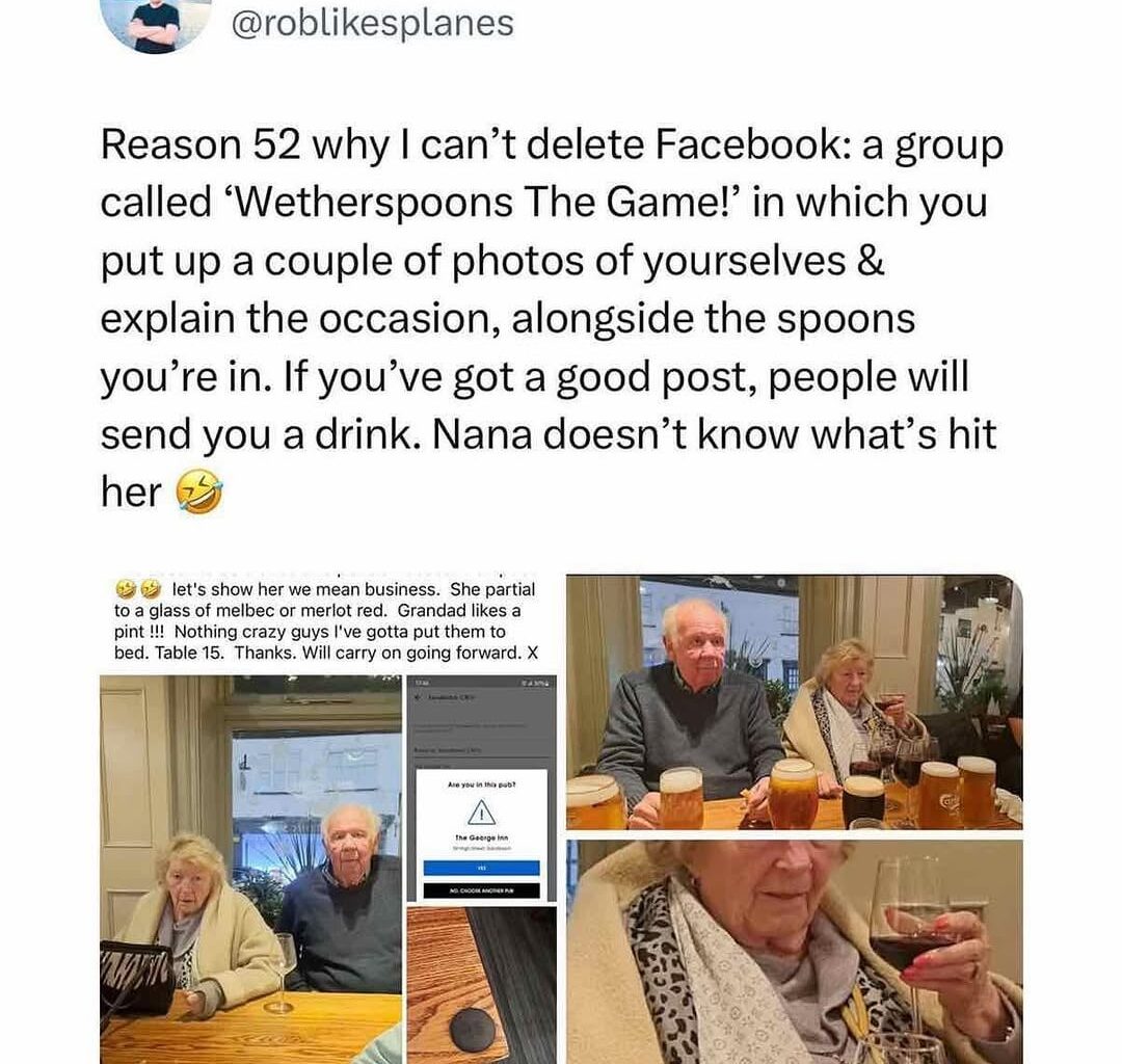 Nana has accepted her fate, cheers! 😂