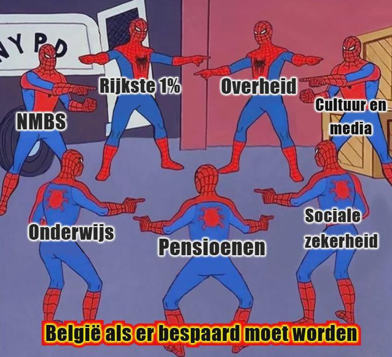België als er bespaard moet worden