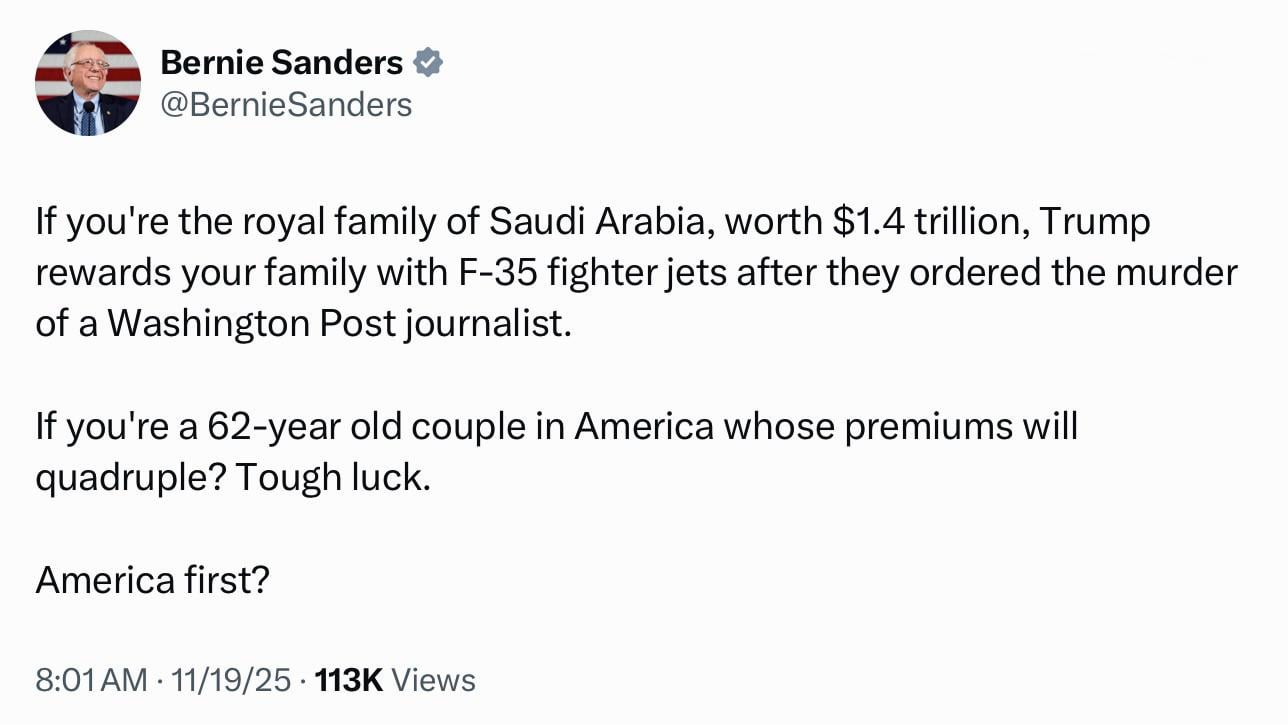 Pedo Assolini’s priority list: Billionaires first, American people dead last, and his ego in every spot in between.