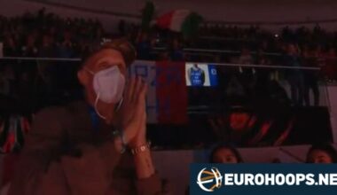 Polonara received ovations in Rome while watching game between Italy and Iceland