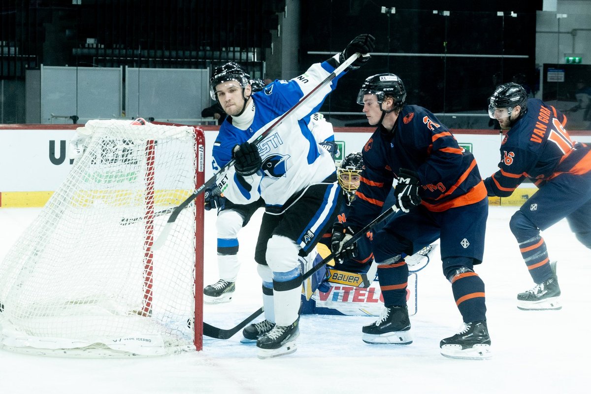 DELFI FOTOD | Eesti hokikoondis võitis koduse Euroopa Rahvuste karikaturniiri alagrupi