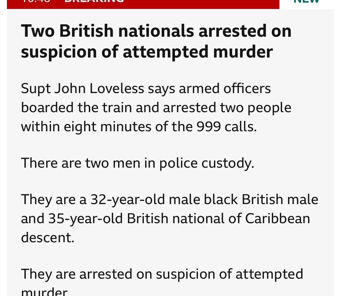 Huntingdon: Two British nationals arrested on suspicion of attempted murder