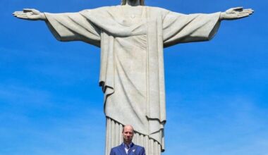Prince William visited the iconic Christ the Redeemer with finalists ahead of Earthshot Prize awards 🇧🇷
