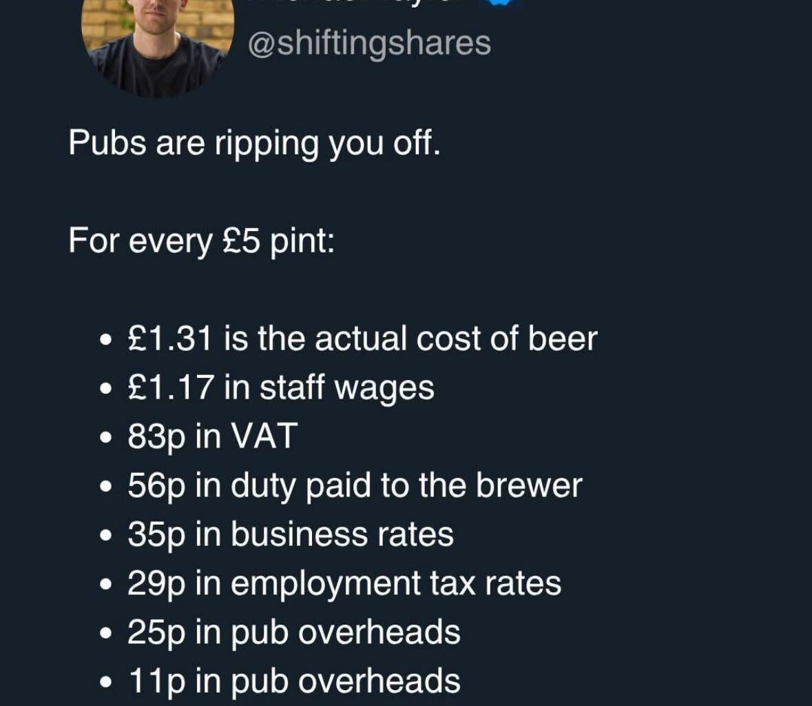 Absolutely rinsing us!