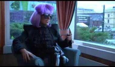 Which Norwegian interviewer is speaking to Lady Gaga here?