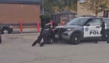 Video shows Toronto police cruiser running over suspect, officer during arrest - CTV News