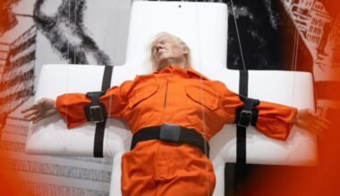 Sculpture Of Trump Strapped To A Cross Displayed In Switzerland