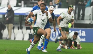 South Africa Defy Early Red Card To Beat Battling Italy